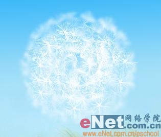 Photoshop教程:绘制美丽的蒲公英