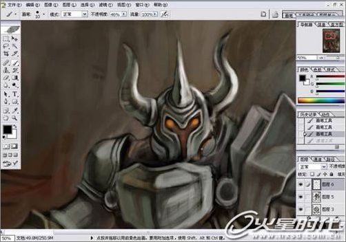 一名学生的经典Photoshop手绘教程