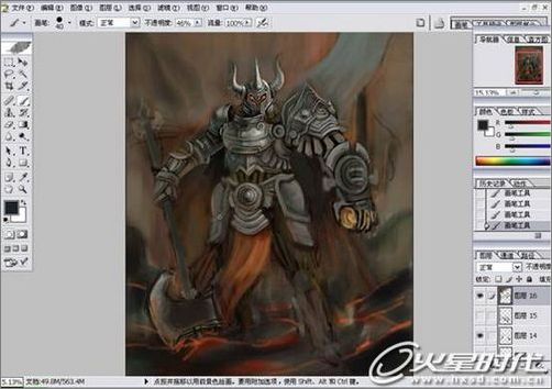 一名学生的经典Photoshop手绘教程