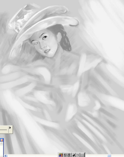 Photoshop Painter手绘贵妇插画_ jb51.net发布