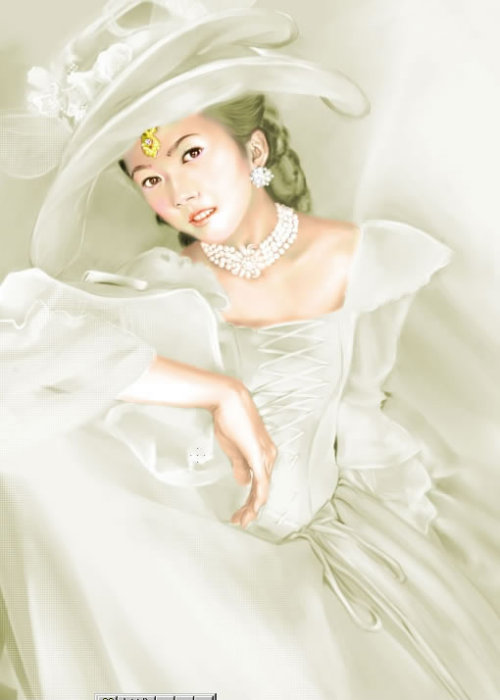 Photoshop Painter手绘贵妇插画