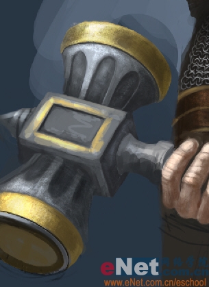 Photoshop绘制勇敢的指环王矮人战士