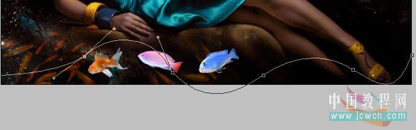 Photoshop教程:合成神话传说中的小龙女