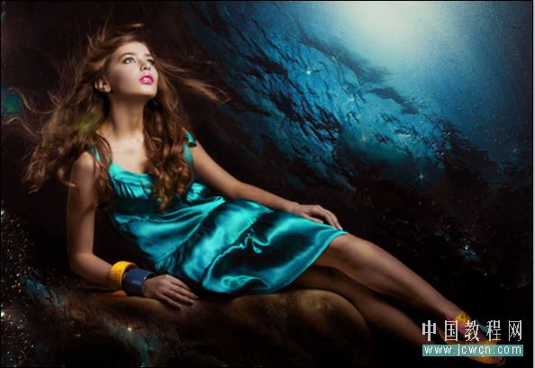 Photoshop教程:合成神话传说中的小龙女