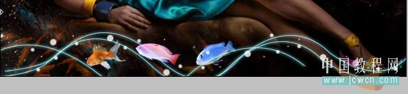 Photoshop教程:合成神话传说中的小龙女