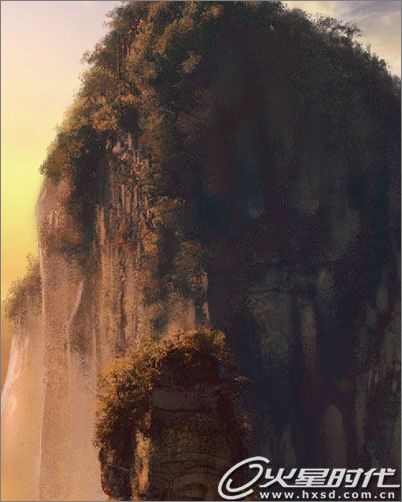 Photoshop cs3照片合成:神奇自然景观