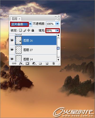 Photoshop cs3照片合成:神奇自然景观