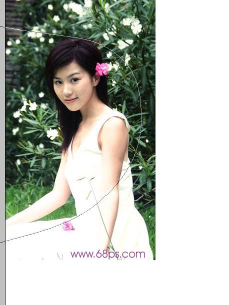 PS照片合成教程:MM更加个性的签名效果