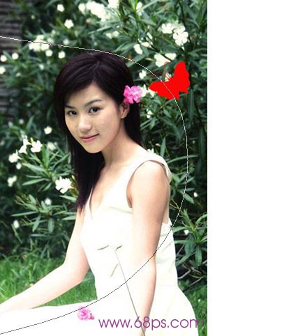 PS照片合成教程:MM更加个性的签名效果