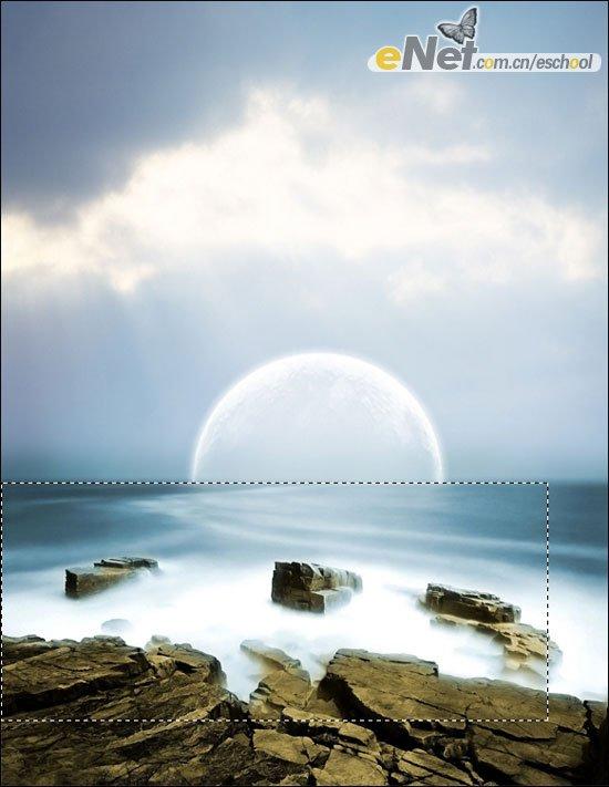 Photoshop照片合成：梦幻海岸之光