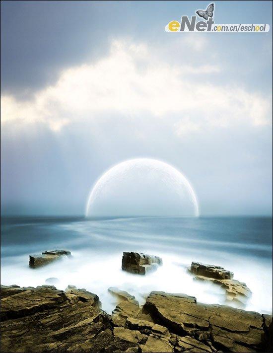 Photoshop照片合成：梦幻海岸之光