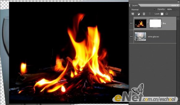 PS照片合成:创意合成杯中世界