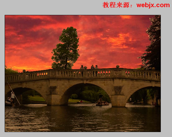 Photoshop图片合成教程：打造夕阳风景