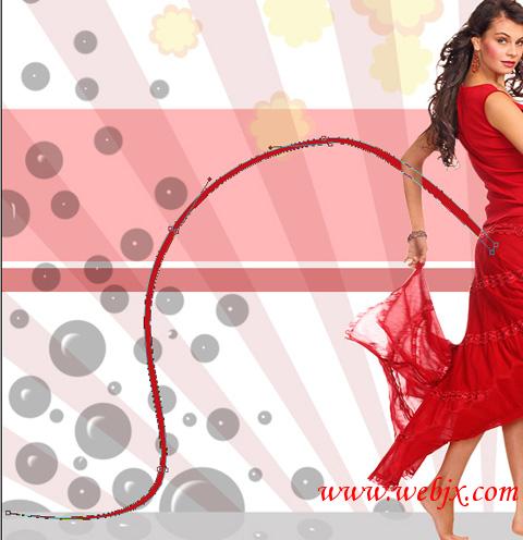 Photoshop画笔打造女生舞蹈艺术照片