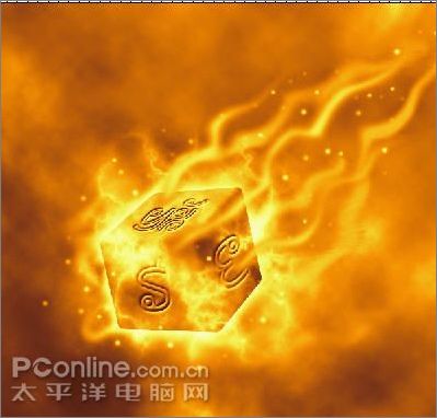 Photoshop CS3制作魔幻陨石壁纸_脚本之家jb51.net原创