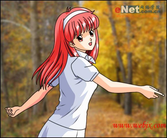 Photoshop打造心跳回忆女孩诗织