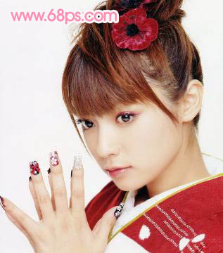 Photoshop照片教程:绝世惊艳女孩