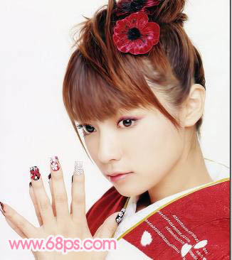 Photoshop照片教程:绝世惊艳女孩