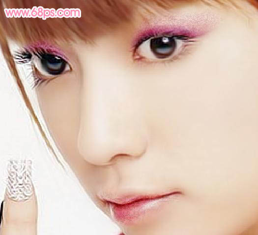 Photoshop照片教程:绝世惊艳女孩