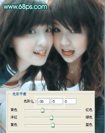 Photoshop制作青春可爱小女孩非主流