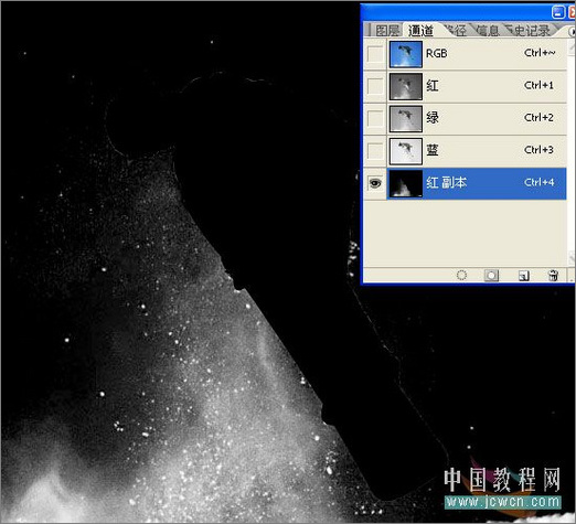 创意：PS教程之飞出相片的滑雪运动员