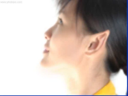 Photoshop照片处理：另类白发女孩