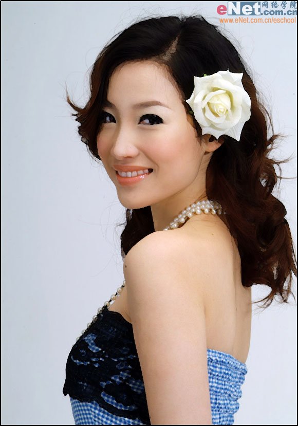 简单PS女孩照片为艺术插画图文教程