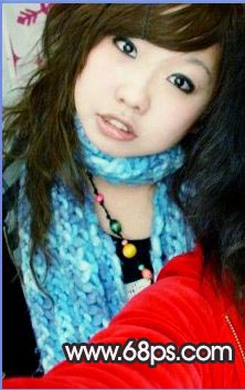 Photoshop教程：清晰脱俗靓丽女生照片