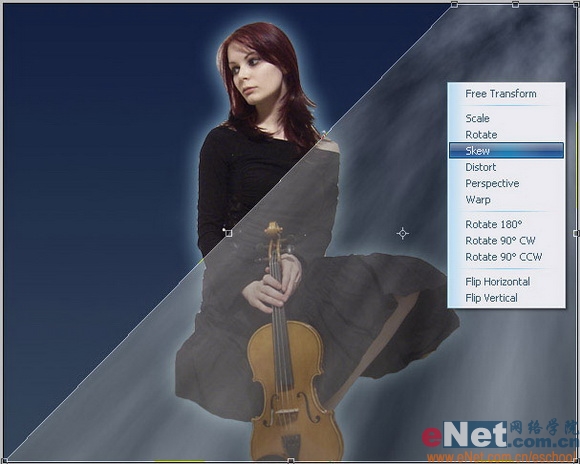 PS教程：普通MM照片变成艺术照片