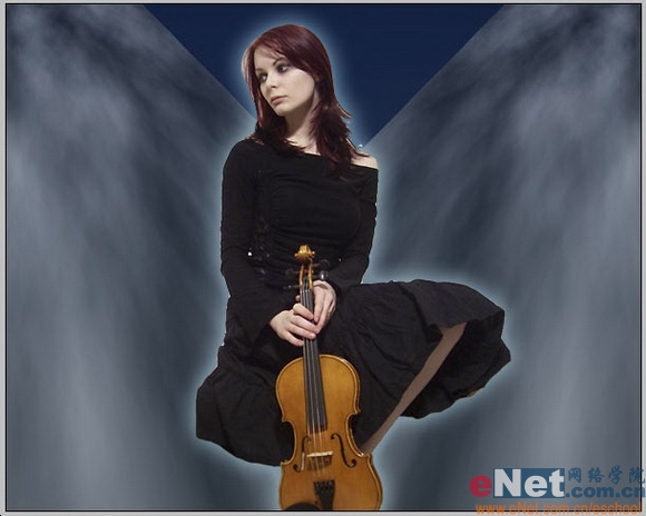 PS教程：普通MM照片变成艺术照片