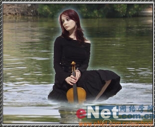 PS教程：普通MM照片变成艺术照片