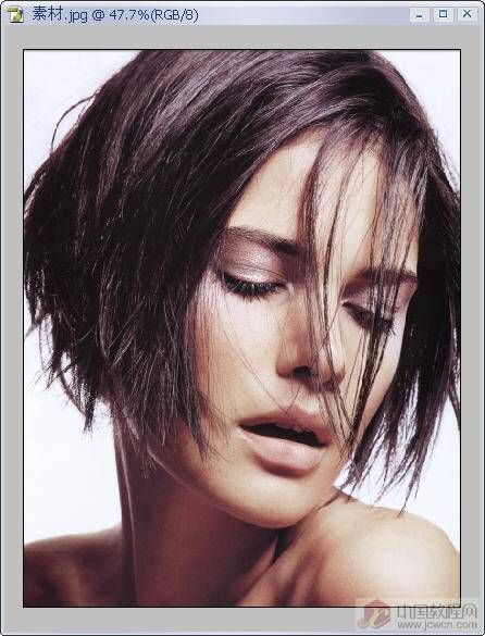 Photoshop调制灰色调时尚MM商业广告_脚本之家www.jb51.net在线转载