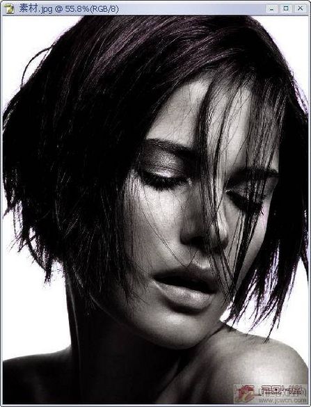 Photoshop调制灰色调时尚MM商业广告_脚本之家www.jb51.net在线转载