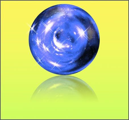 Photoshop制作透明水晶球女孩特效