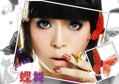 Photoshop制作MM的美丽的签名效果_脚本之家jb51.net转载