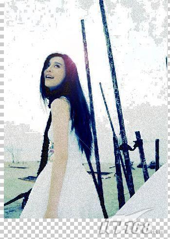 Photoshop处理数码照片为女孩海报