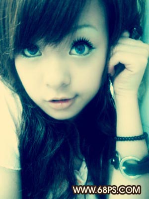 PS历史快照来给MM化妆,非主流效果制作_脚本之家jb51.net