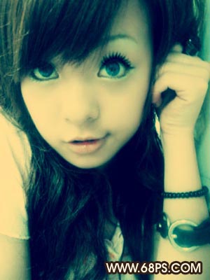 PS历史快照来给MM化妆,非主流效果制作_脚本之家jb51.net