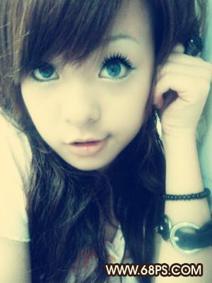 PS历史快照来给MM化妆,非主流效果制作_脚本之家jb51.net