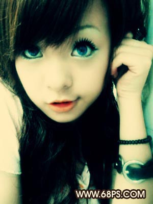 PS历史快照来给MM化妆,非主流效果制作_脚本之家jb51.net