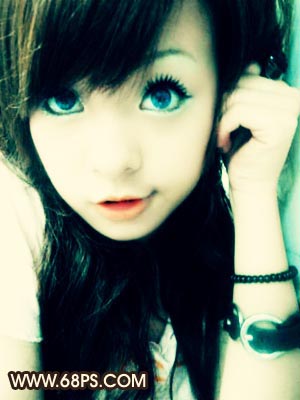 PS历史快照来给MM化妆,非主流效果制作_脚本之家jb51.net