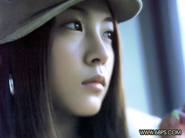 Photoshop照片处理教程:美女在期盼什么?_jb51.net