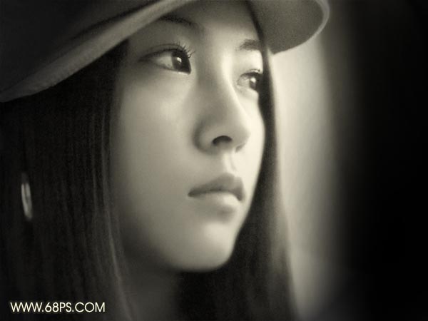 Photoshop照片处理教程:女孩在期盼什么?