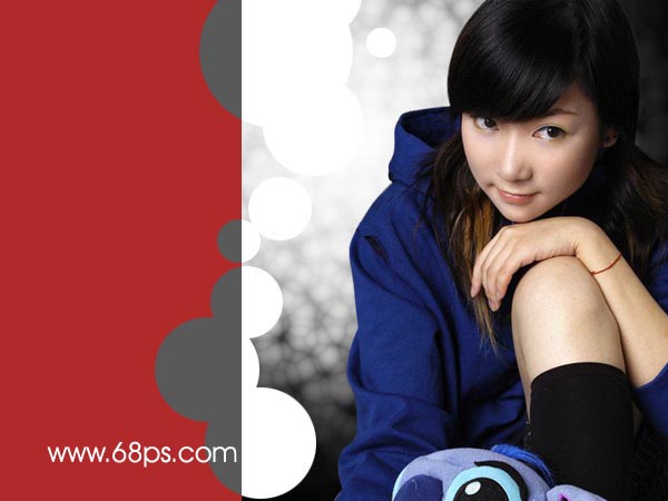 Photoshop教程:红衣MM照片制作_脚本之家jb51.net转载