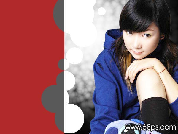 Photoshop教程:红衣MM照片制作_脚本之家jb51.net转载