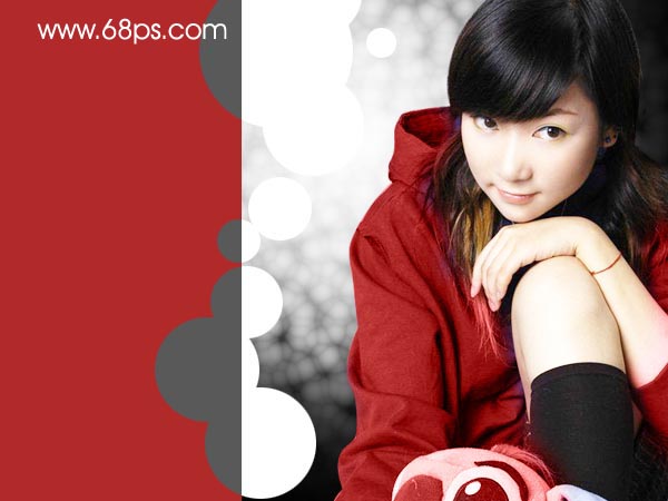 Photoshop教程:红衣MM照片制作_脚本之家jb51.net转载