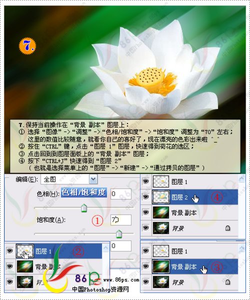 花卉照片处理 Photoshop照片处理教程_脚本之家jb51.net转载