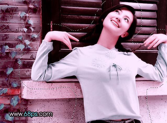 非主流ps教程:可爱MM照片色调调整_脚本之家jb51.net转载