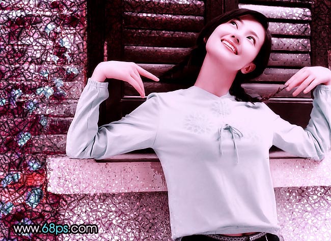 非主流ps教程:可爱MM照片色调调整_脚本之家jb51.net转载