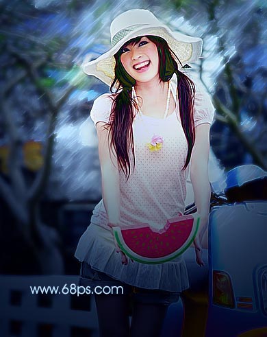 非主流ps教程：油画风格Sener非主流